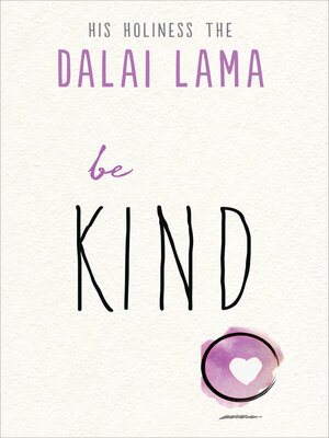 cover image of Be Kind